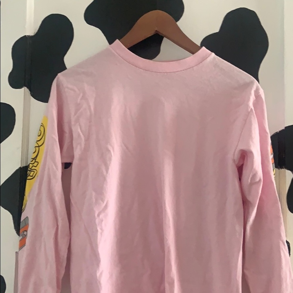 Pink active graphic longsleeve